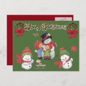 SUZANNE ELIZABETH CHRISTMAS COLLECTION FEIERTAGSPOSTKARTE (Vorne/Hinten)