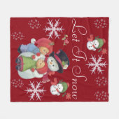 Suzanne Elizabeth Christmas Collection Fleecedecke (Vorderseite (Horizontal))