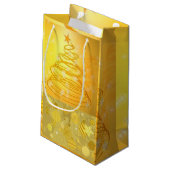 SUZANNE ELIZABETH CHRISTMAS COLLECTION KLEINE GESCHENKTÜTE (Rückseite Schrägansicht)