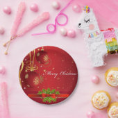 Suzanne Elizabeth Christmas Collection Paper Plate Pappteller (Party)