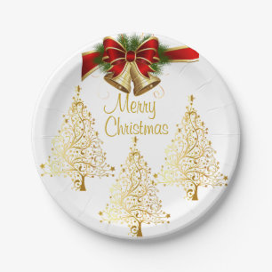 Suzanne Elizabeth Christmas Collection Paper Plate Pappteller