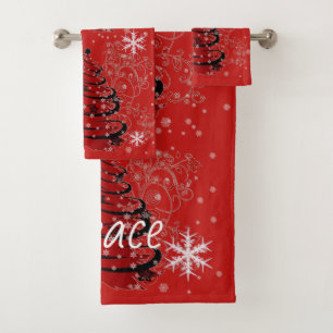 Suzanne Elizabeth Christmas Collection - Urlaub Badhandtuch Set