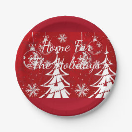 Suzanne Elizabeth Christmas Collection - Urlaub Pappteller