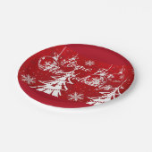 Suzanne Elizabeth Christmas Collection - Urlaub Pappteller (Schrägansicht)