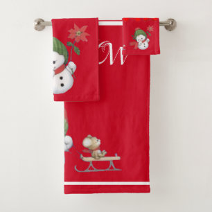 SUZANNE ELIZABETH CHRISTMAS SAMMLUNG BAD TOWEL BADHANDTUCH SET