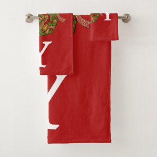 Suzanne Elizabeth Weihnachtskollektion Badhandtuch Set