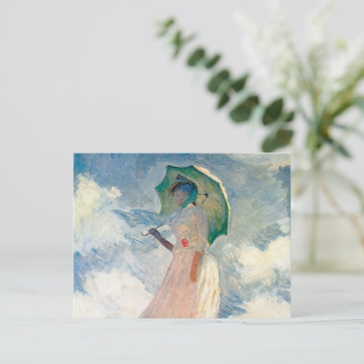 Suzanne Hoschedé, Tochter von Hoschedé, zweite Ehe Postkarte (Stehend Vorderseite)