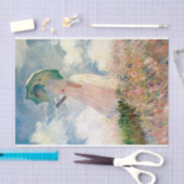 Suzanne Hoschedé, Tochter von Hoschedé, zweite Ehe Seidenpapier (Handwerk)