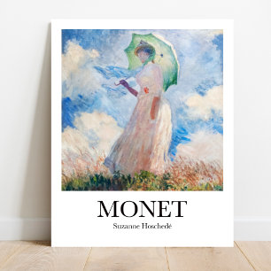 Suzanne Hoschedé von Claude Monet Poster