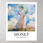 Suzanne Hoschedé von Claude Monet Poster (Vorne)