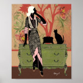 Suzanne in Orange & Green Poster (Vorne)