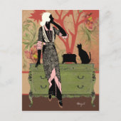 Suzanne in Orange & Green - Postkarten (Vorderseite)