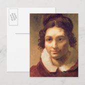Suzanne oder Portrait Postkarte (Vorne/Hinten)