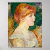 Suzanne Valadon, 1885 von Pierre-Auguste Renoir Poster (Vorne)