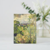 Suzanne Valadon - Ansicht von "Mein Fenster in Gen Postkarte (Stehend Vorderseite)