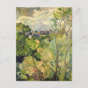 Suzanne Valadon - Ansicht von "Mein Fenster in Gen Postkarte