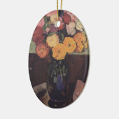 Suzanne Valadon Blume Vase am runden Tisch Keramik Ornament (Links)
