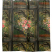 Suzanne Valadon Blume vor einem Fenster Duschvorhang (Vorderseite)