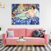 SUZANNE VALADON - Das blaue Zimmer 1923 Leinwanddruck (Insitu (Wohnzimmer))