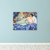 SUZANNE VALADON - Das blaue Zimmer 1923 Leinwanddruck (Insitu (Holzboden))