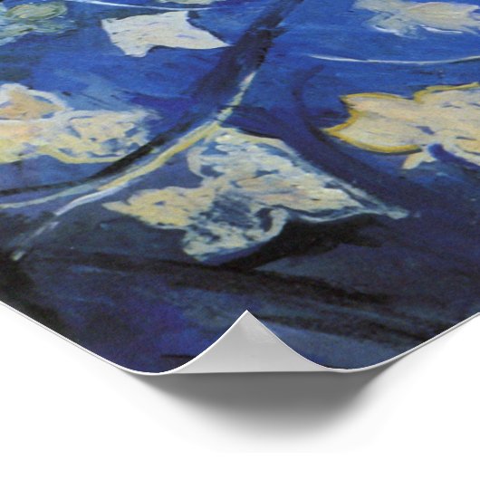 SUZANNE VALADON - Das blaue Zimmer 1923 Poster (Ecke)