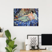 SUZANNE VALADON - Das blaue Zimmer 1923 Poster (Heimbüro)