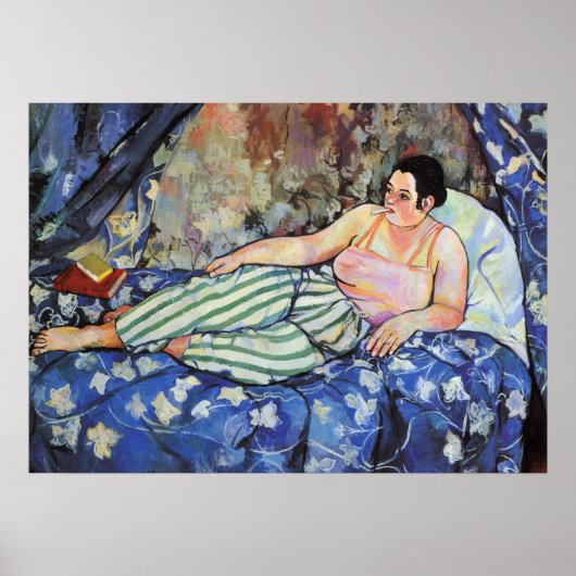 SUZANNE VALADON - Das blaue Zimmer 1923 Poster (Vorne)