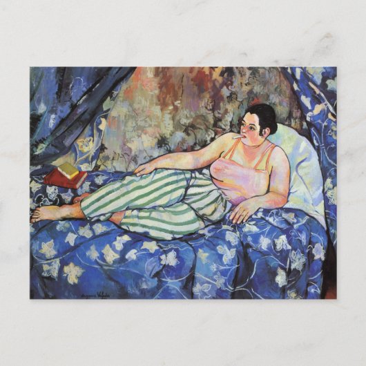 SUZANNE VALADON - Das blaue Zimmer 1923 Postkarte (Vorderseite)