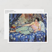Suzanne Valadon, The Blue Room, 1923 Postkarte (Vorne/Hinten)