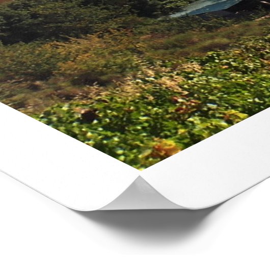 Suzette und Entrechaux, Frankreich Poster (Ecke)