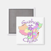 Suzhou China Magnet (Vorderseite/Rückseite)