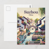Suzhou China Postkarte (Vorne/Hinten)