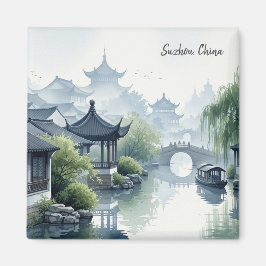 Suzhou China Travel Magnet