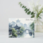 Suzhou China Travel Postkarte (Stehend Vorderseite)