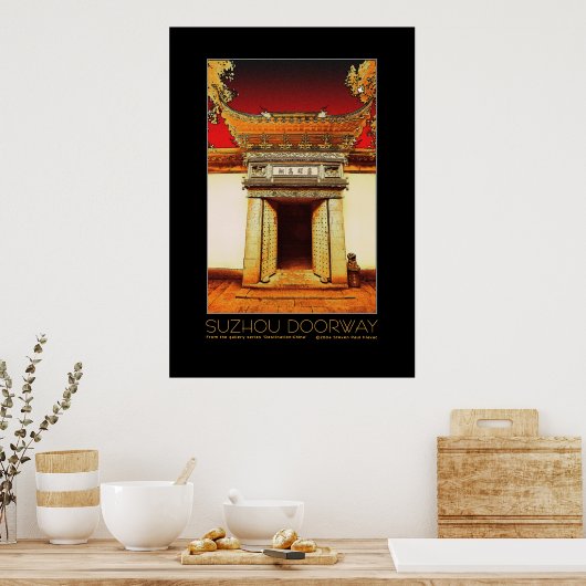 Suzhou Doorway Poster (Küche)