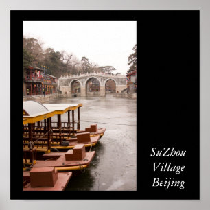 SuZhou Village Beijing Poster