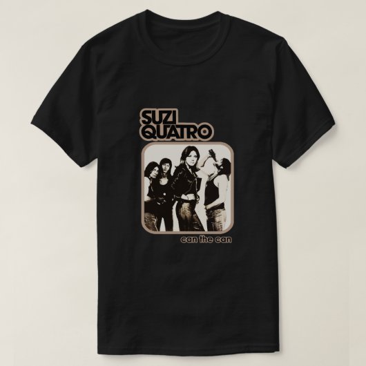 Suzi Quatro Geschenk für Männer und Frauen, Ernted T-Shirt (Design vorne)