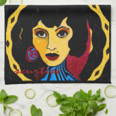 Suzie das Sorceress-Geschirrtuch Handtuch (Gefaltet)