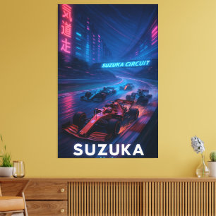 Suzuka Circuit F1 Japanischer Grand Prix 2024 Abbi Leinwanddruck