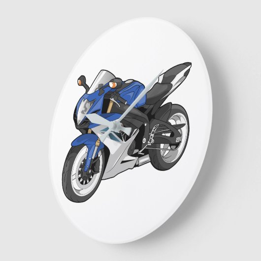 Suzuki GSX-R Große Wanduhr (Winkel)