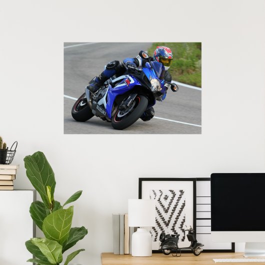 Suzuki gsxr 600 poster (Heimbüro)