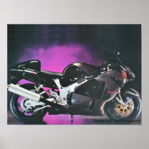 Suzuki Hayabusa GSX 1300R Motorrad - A3 Poster