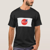 Suzuki Hayabusa japanisches Flag/NASA T-Shirt (Vorderseite)