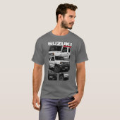 Suzuki Jimny Weiß T-Shirt (Vorne ganz)