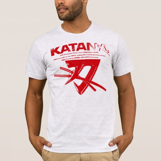 Suzuki Katana Logo Red T-Shirt (Vorderseite)
