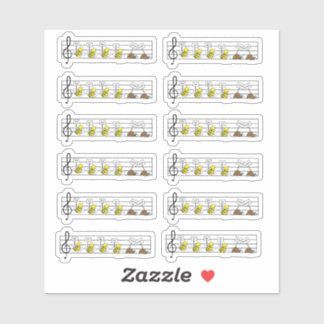 Suzuki Music Sticker Set