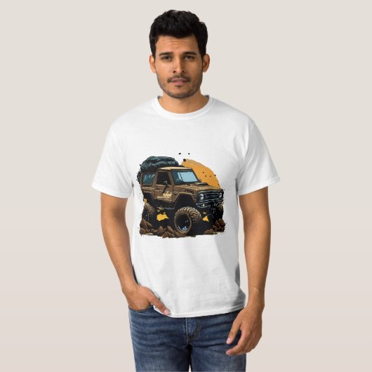 Suzuki Samurai Rock Crawler T-Shirt (Vorne ganz)