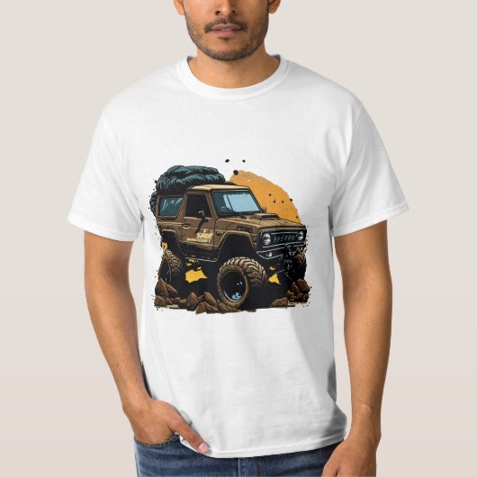 Suzuki Samurai Rock Crawler T-Shirt (Vorderseite)