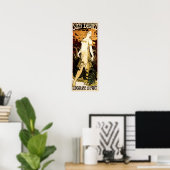 SUZY DEGUEZ Vintag Musical Dance Eugene Grasset Poster (Heimbüro)