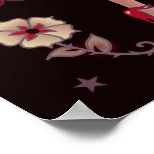 Suzy Sailor Button Up Poster (Ecke)